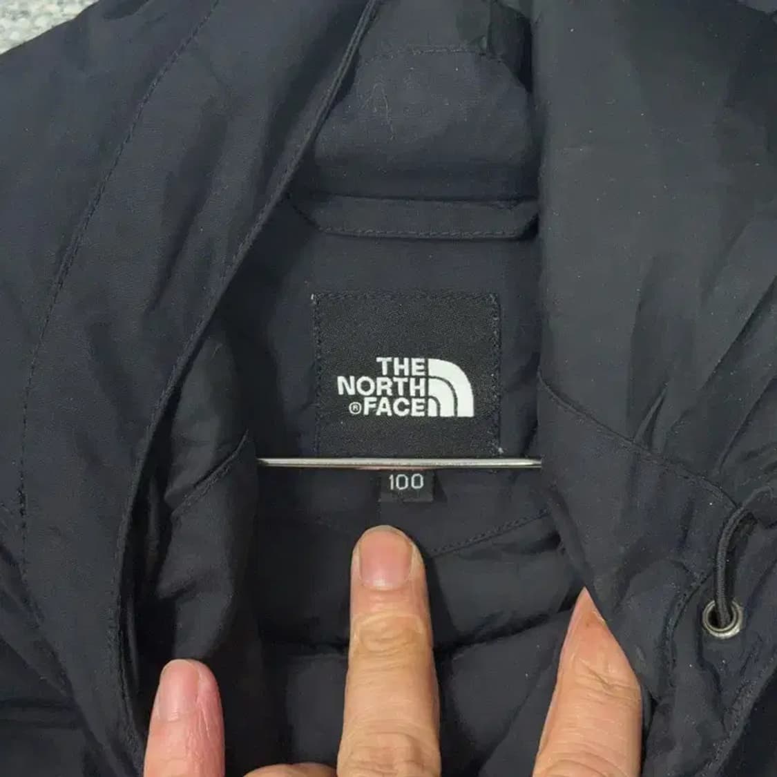 노스페이스 800 로고 덕다운 패딩 점퍼 100 상품이미지4