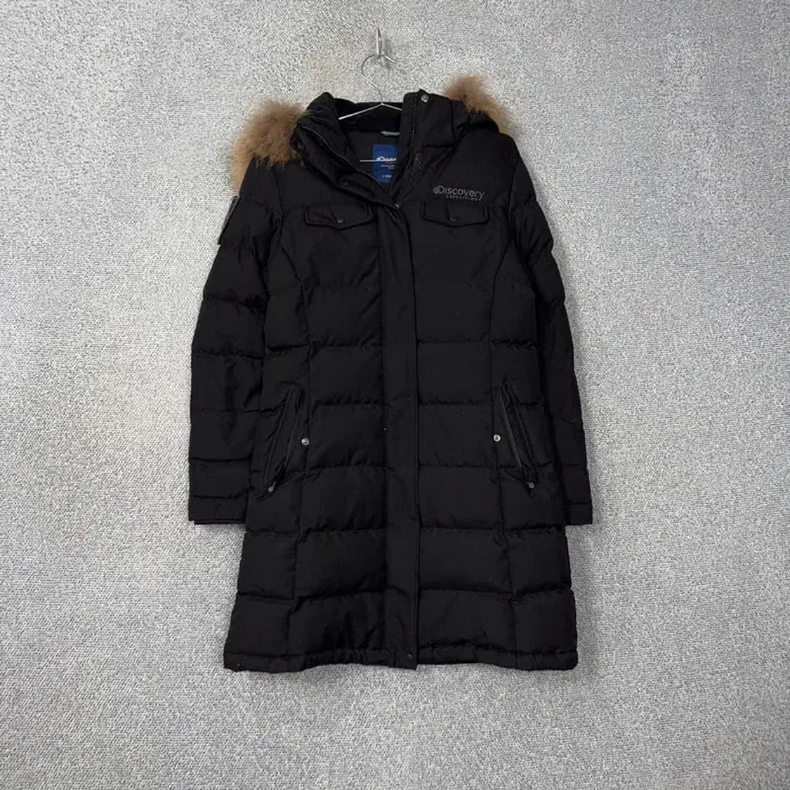 디스커버리 구스다운 블랙 패딩 100 상품이미지1