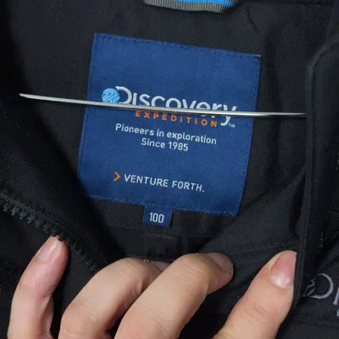 디스커버리 구스다운 블랙 패딩 100 상품이미지5