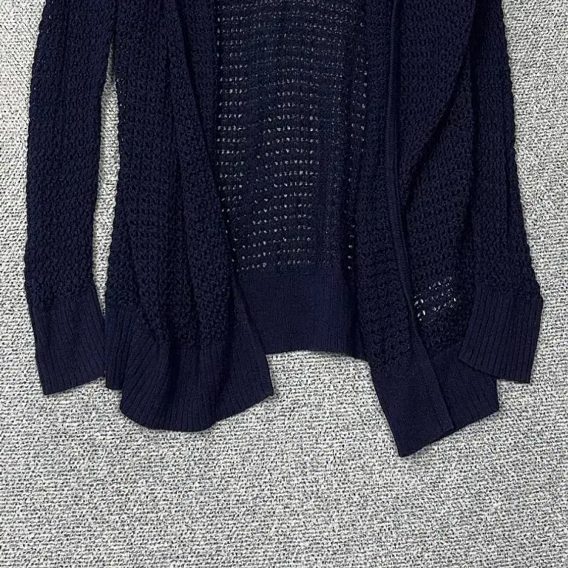 갭 여성 그물 네이비 후드 가디건 M 상품이미지4