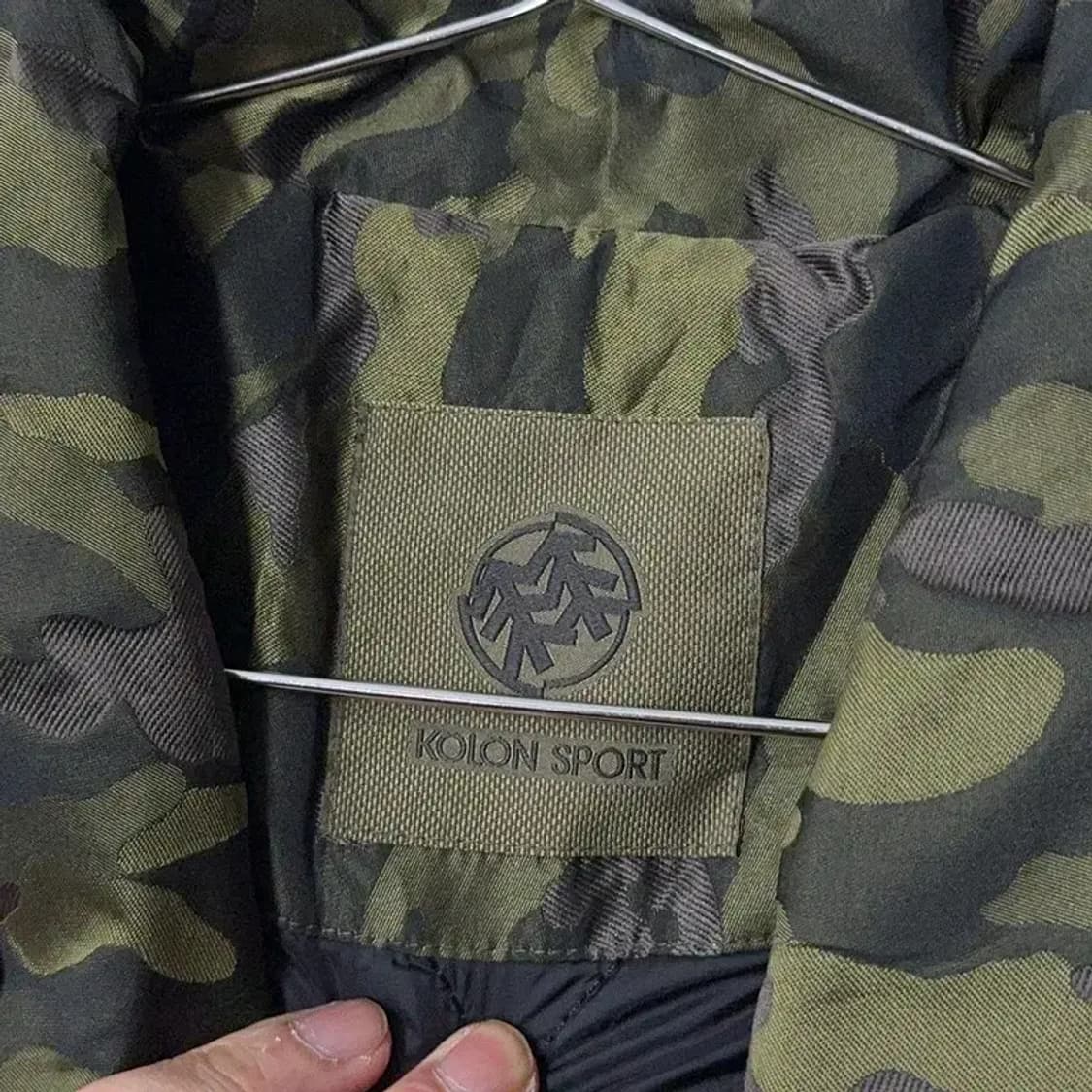 코오롱 밀리터리 카키 코트 90 상품이미지5