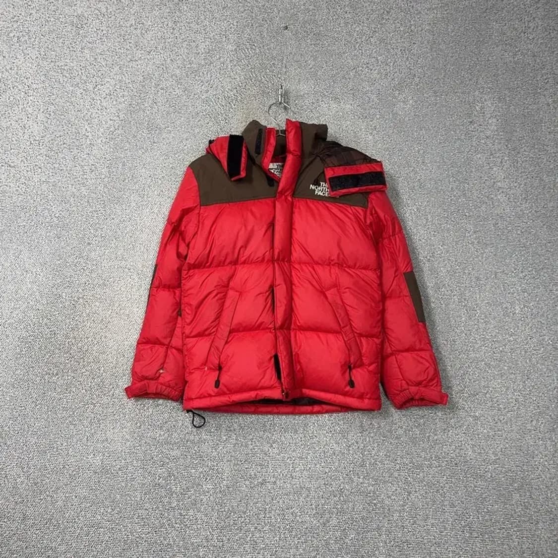 노스페이스 800 로고 눕시 레드 패딩 점퍼 XS 상품이미지1