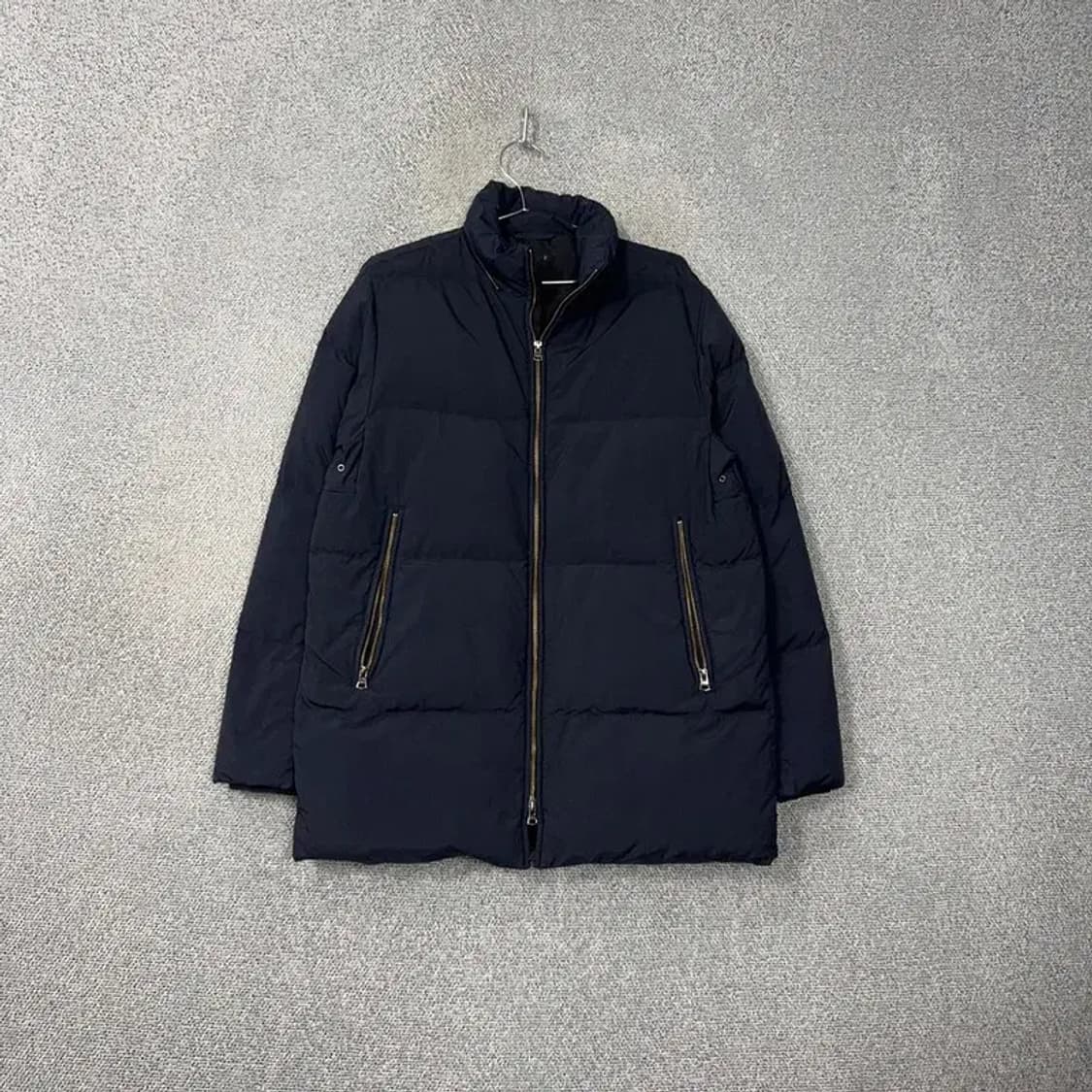 띠어리 네이비 캐주얼 다운 패딩 점퍼 S 상품이미지1