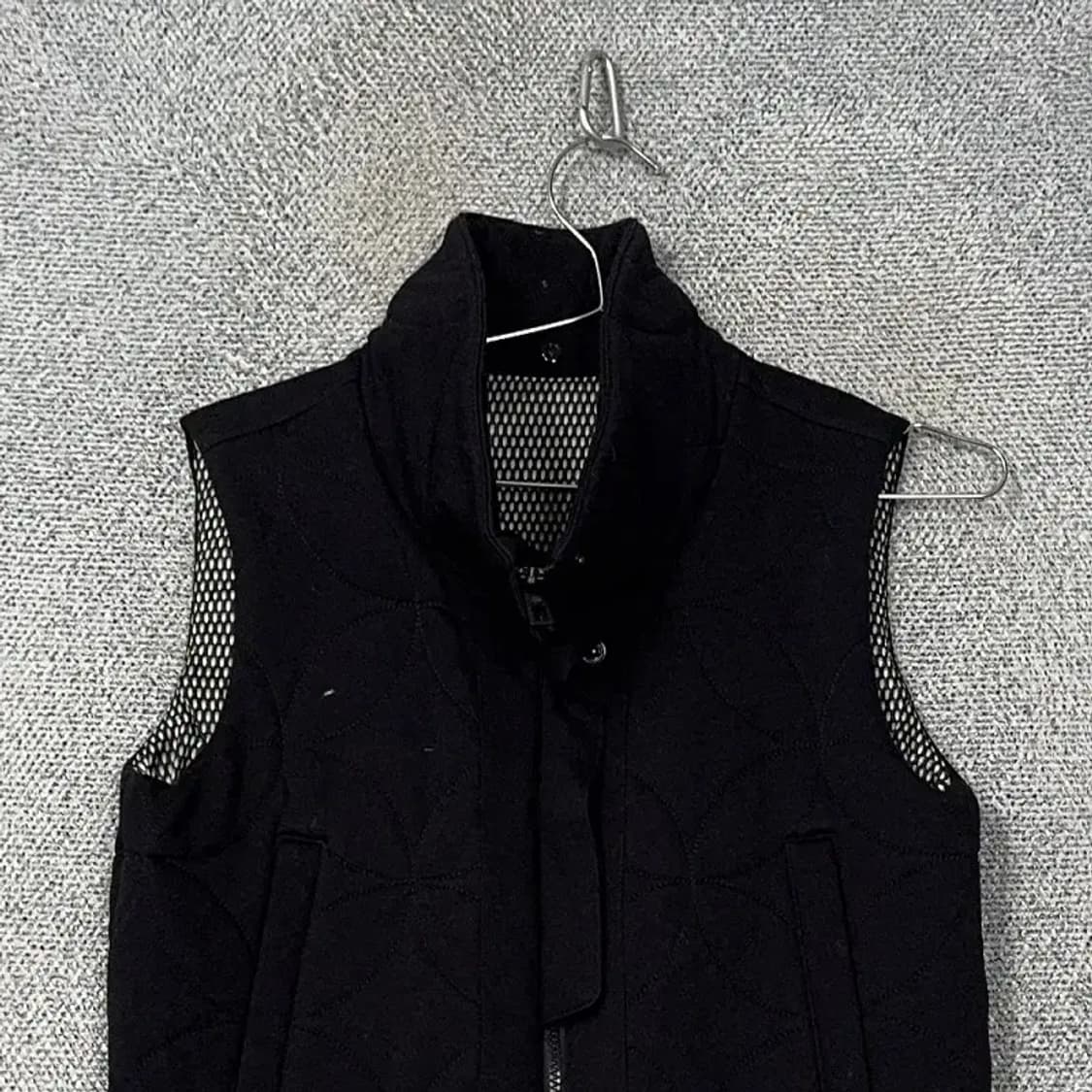 코오롱 코튼 블랙 패딩 조끼 90 상품이미지3