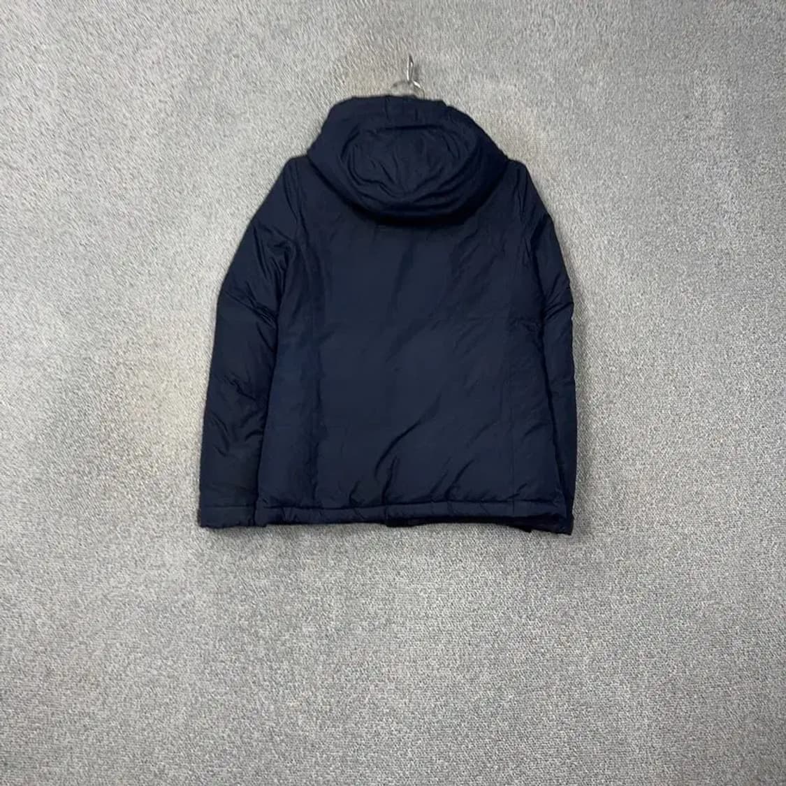 게스 로고 덕다운 네이비 패딩 XS 상품이미지2
