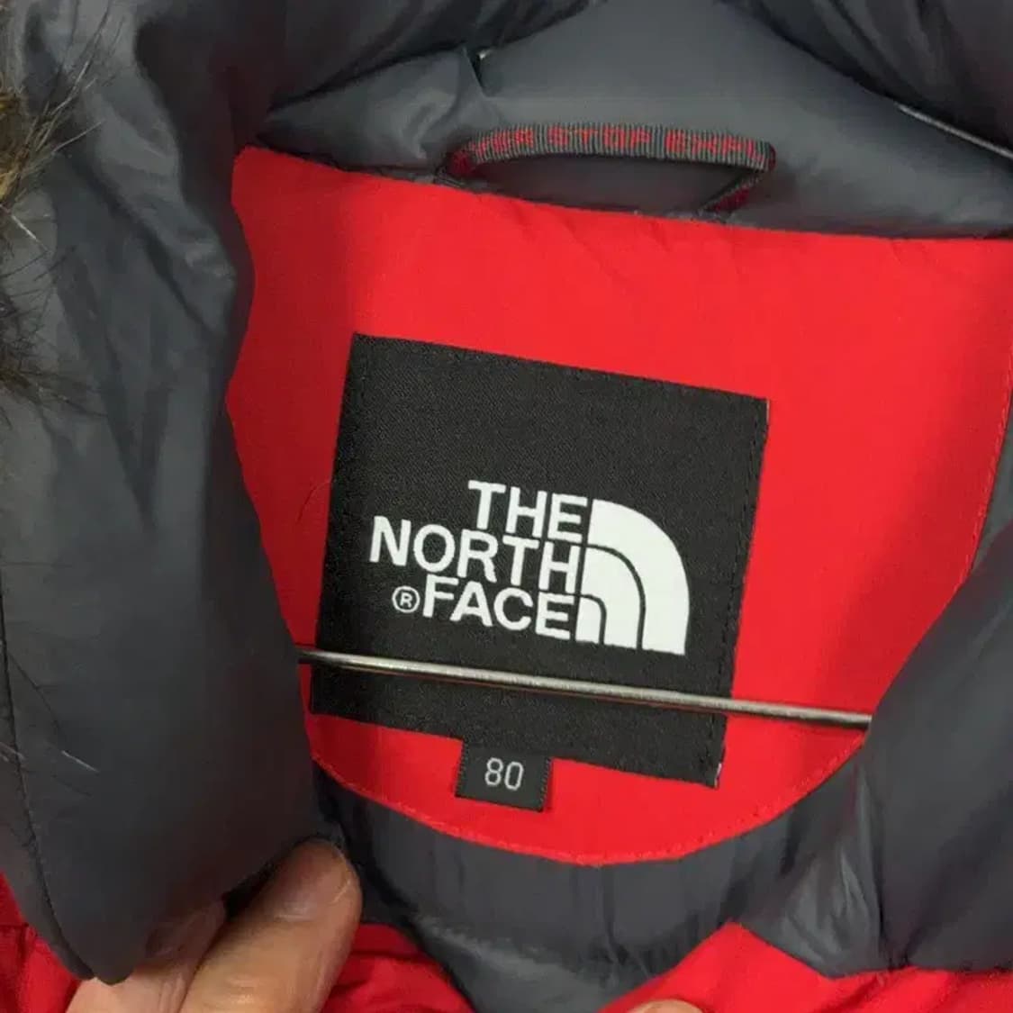 노스페이스 하이벤트 여성 레드 패딩 80 상품이미지4