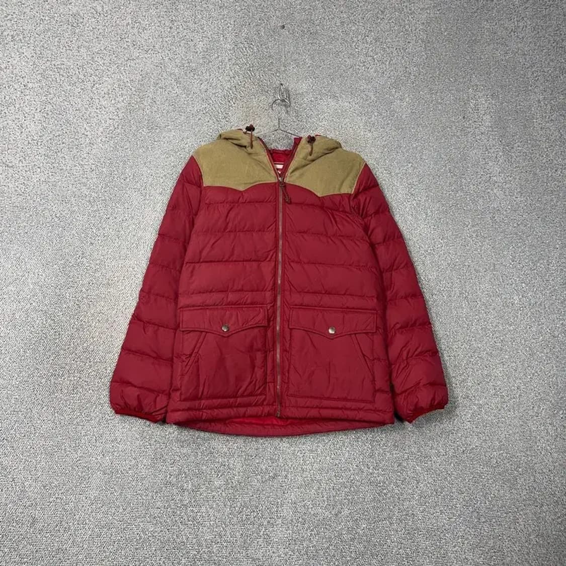 리바이스 투톤 레드 패딩 M 상품이미지1