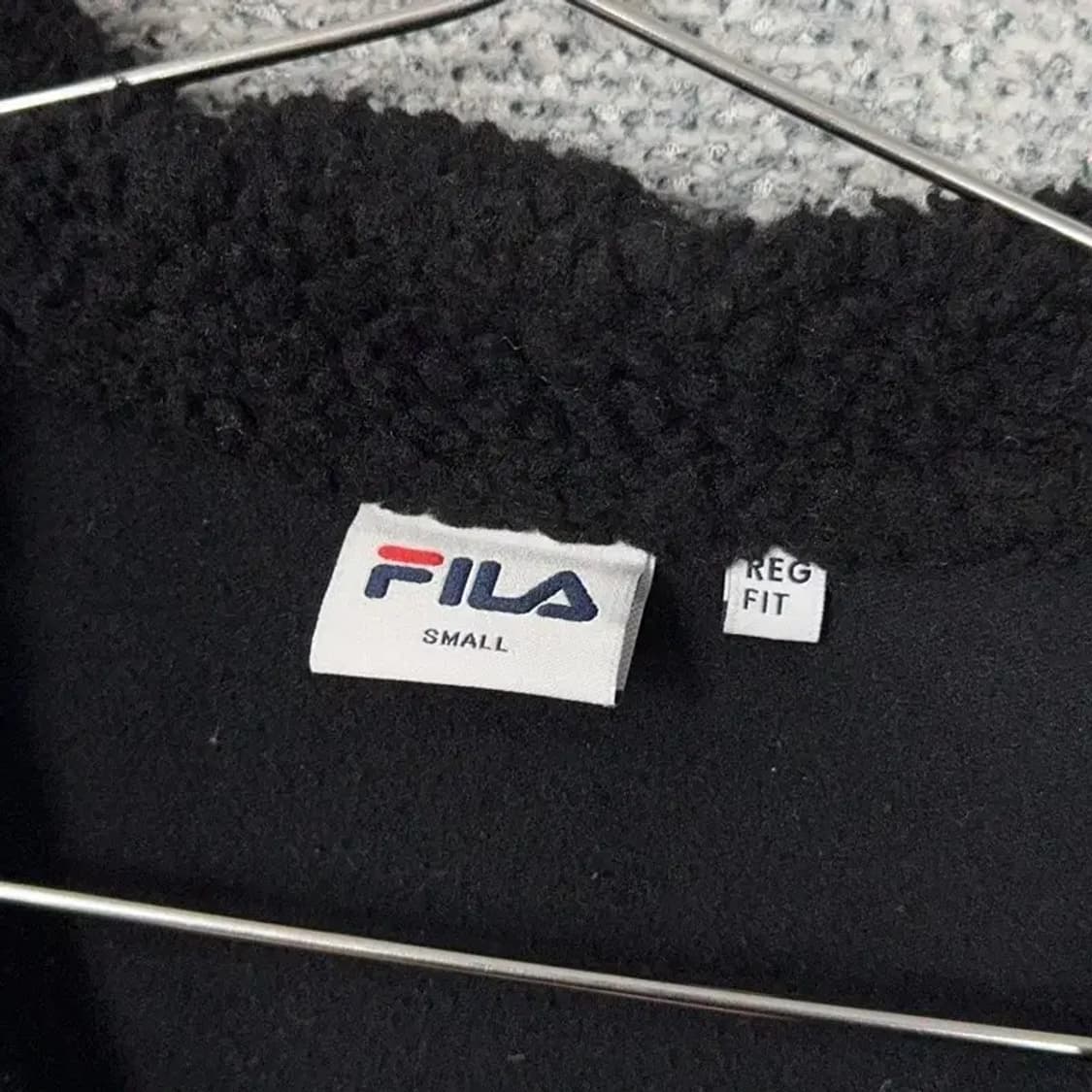 휠라 플리스 블랙 후리스 90 상품이미지3