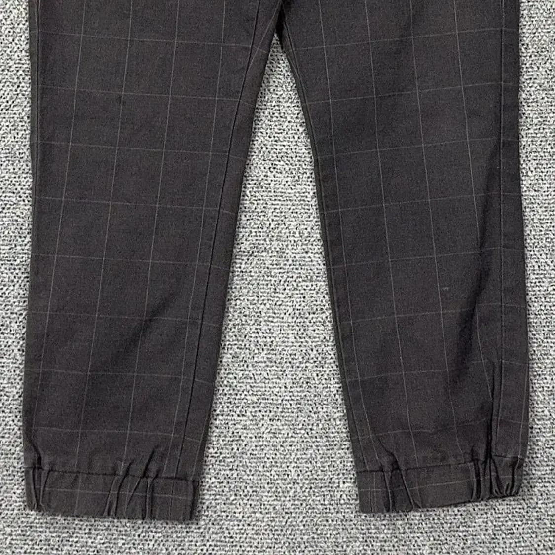 유니클로 U 그레이 체크 슬랙스 M 상품이미지4