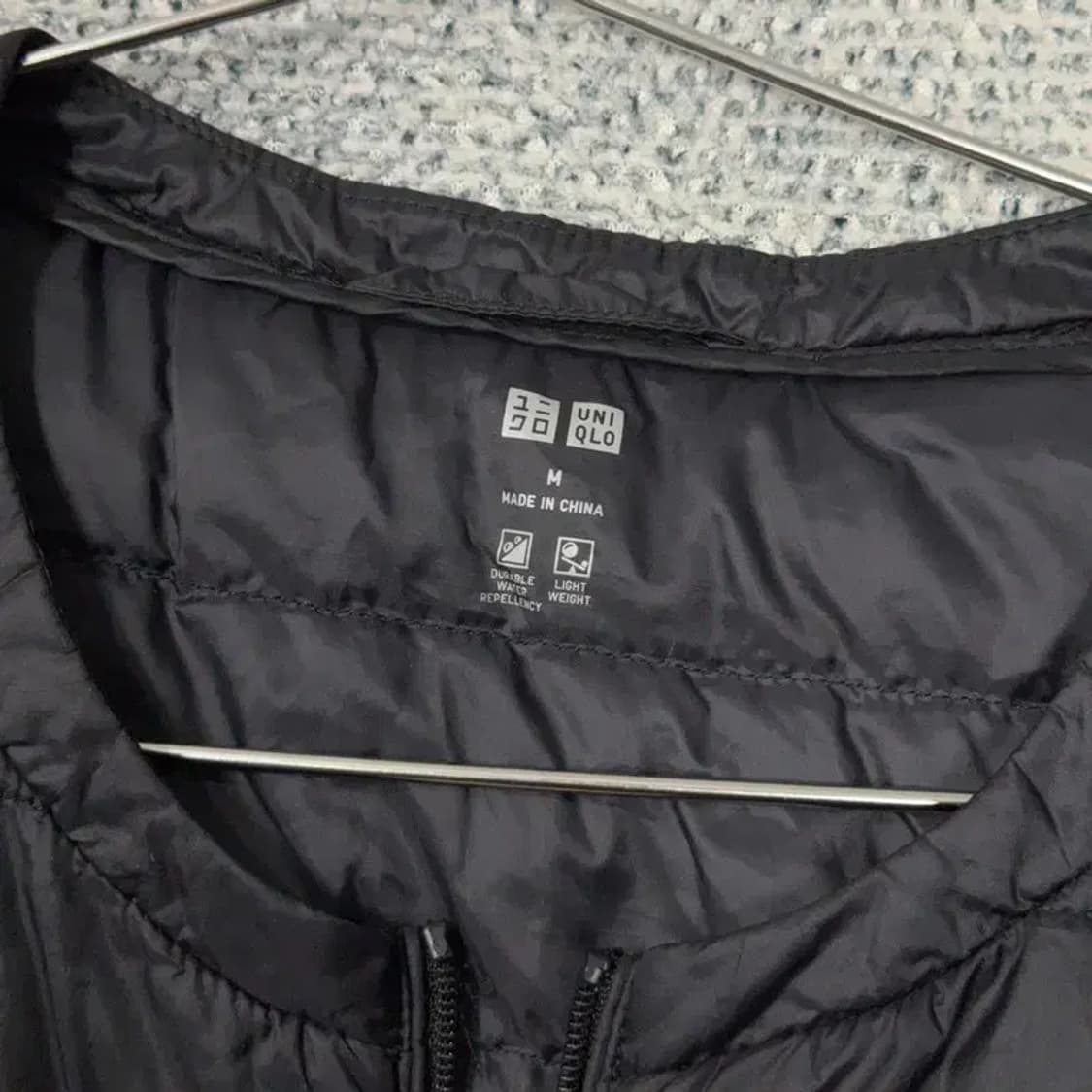 유니클로 블랙 패딩 조끼 M 상품이미지5