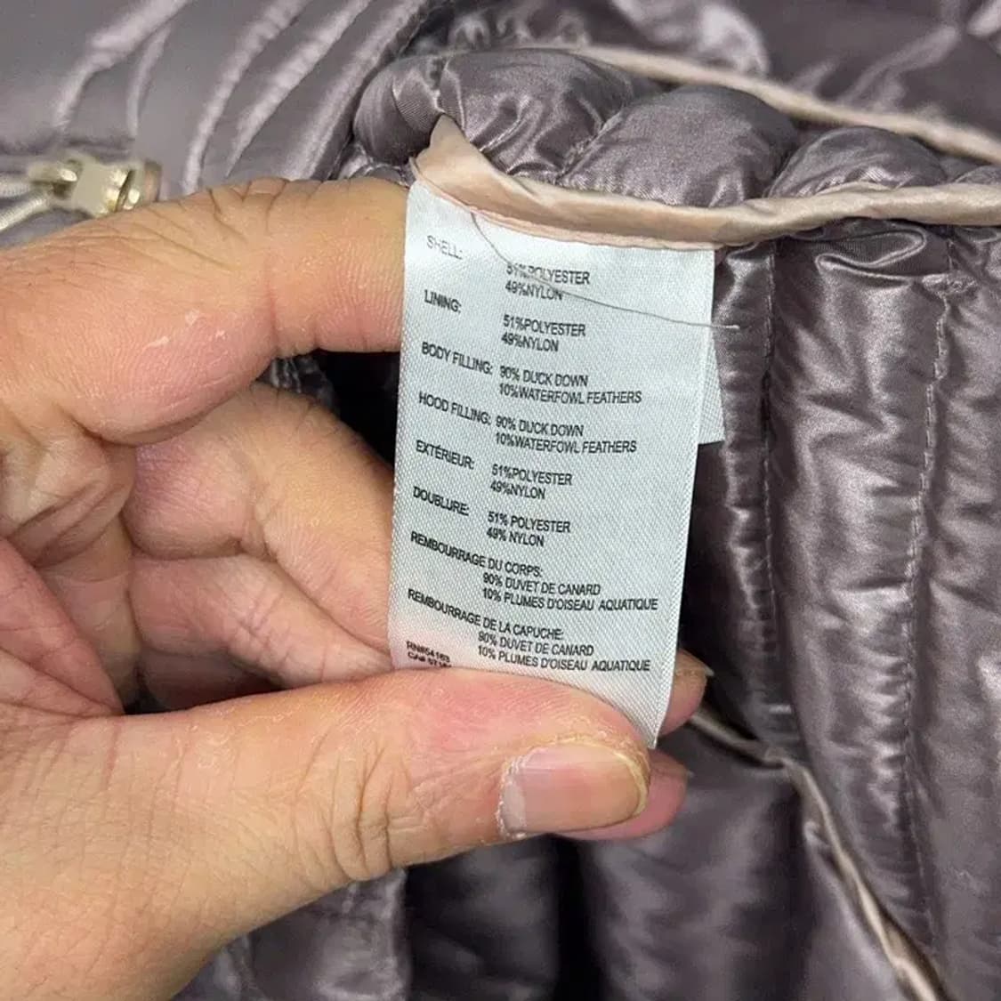 캘빈클라인 여성 빈티지 유광 덕다운 패딩 점퍼 M 상품이미지4