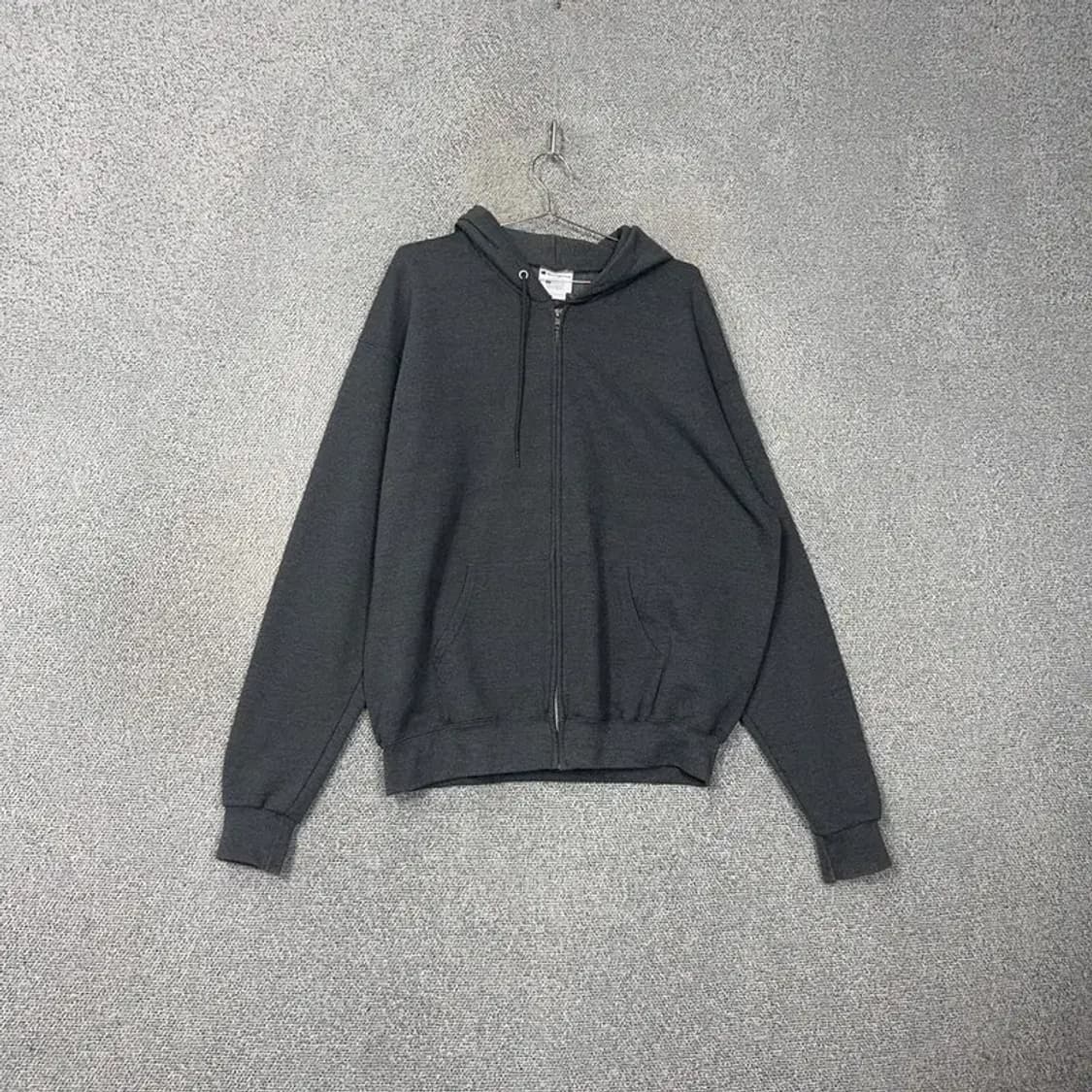 챔피온 딥그레이 로고 후드집업 L 상품이미지1