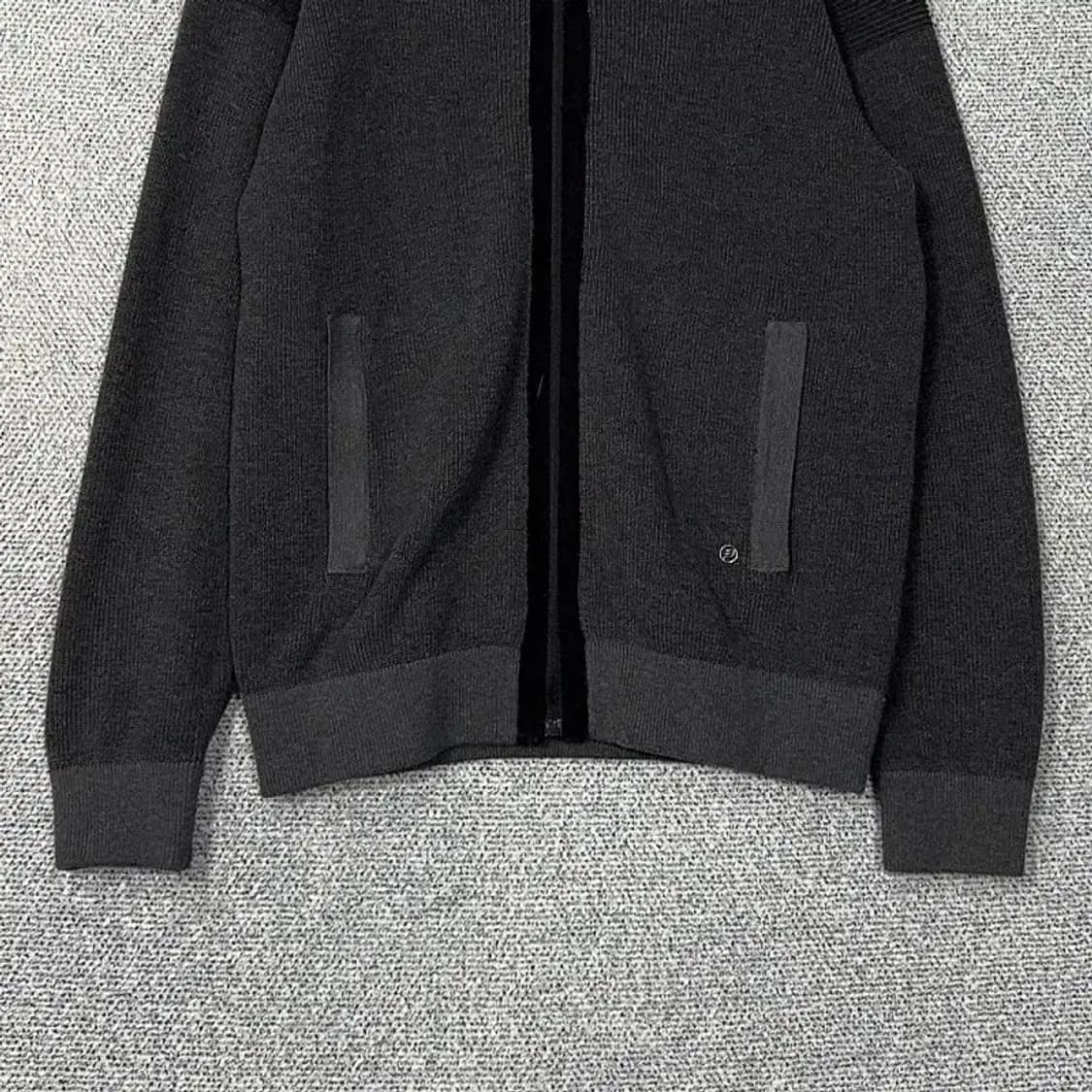 빈폴 그레이 남성 캐주얼 울 니트 집업 110 상품이미지4