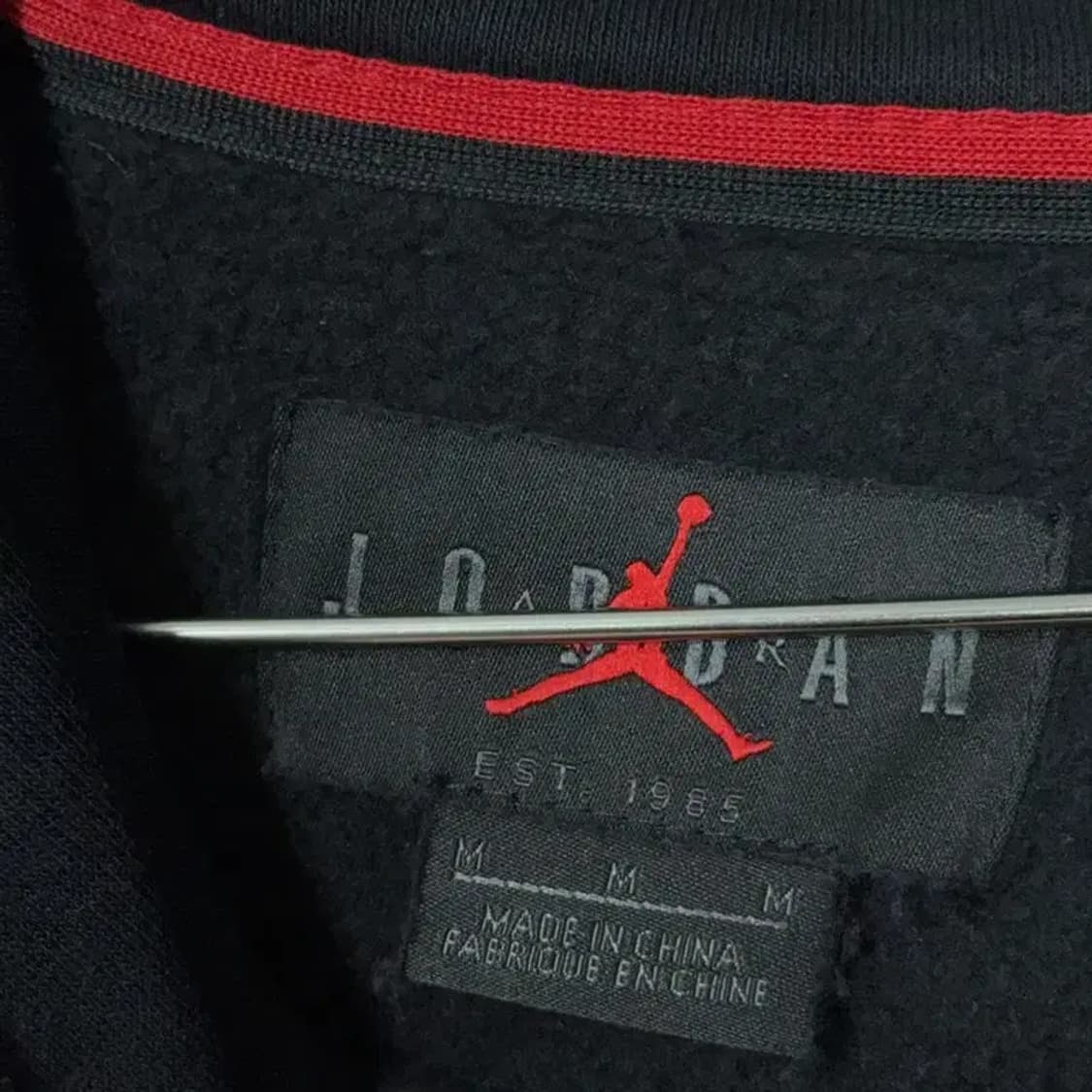 조던 점프맨 프린팅 블랙 후드티 M 상품이미지5