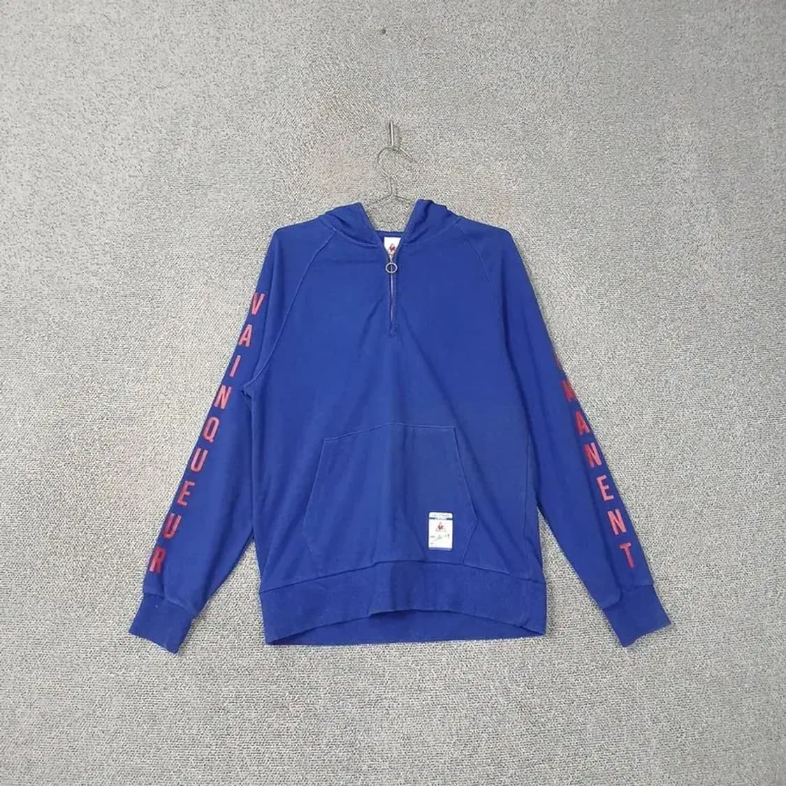 르꼬끄 반집업 블루 후드티 100 상품이미지1