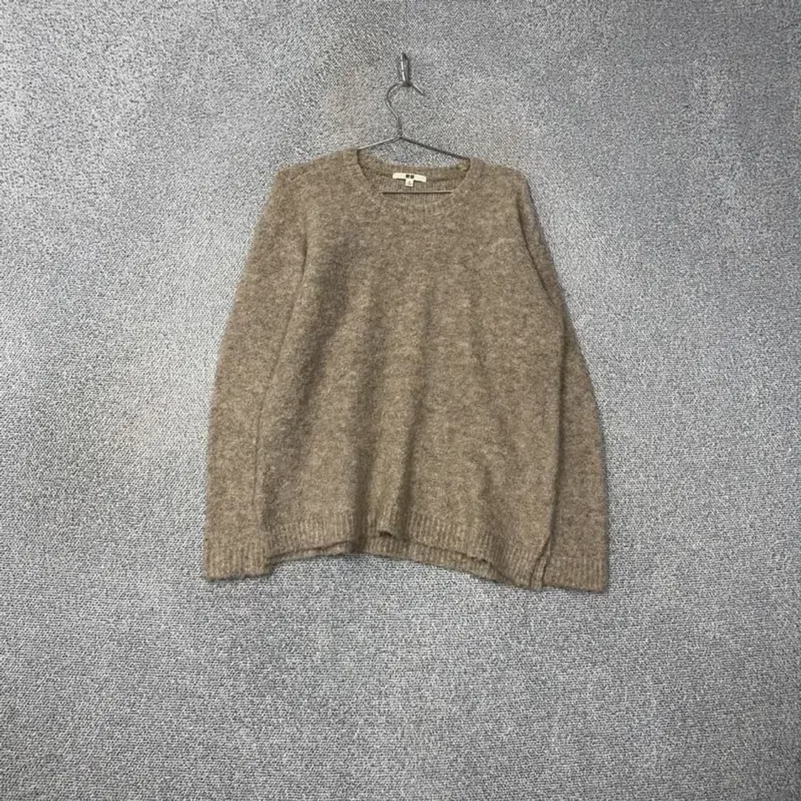 유니클로 오트밀 아크릴 니트 M 상품이미지1