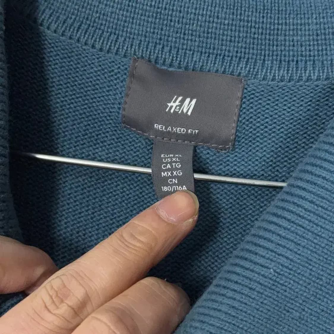 H&M 캐주얼 카라 니트 L 상품이미지3