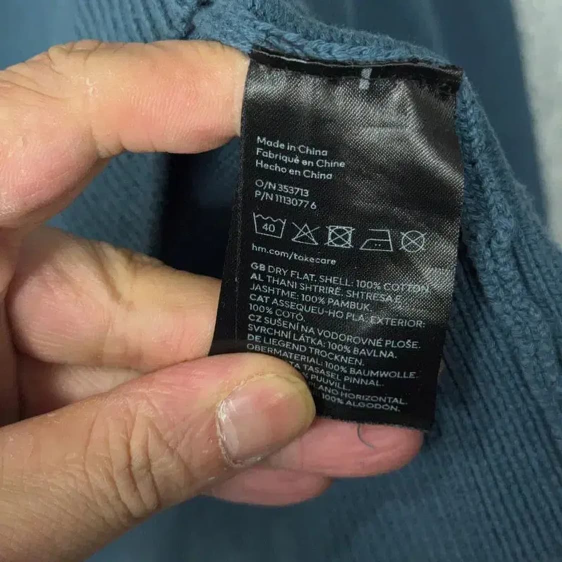 H&M 캐주얼 카라 니트 L 상품이미지4