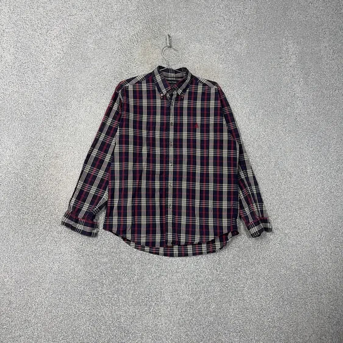 빈폴 캐주얼 포켓 체크 셔츠 100 상품이미지1