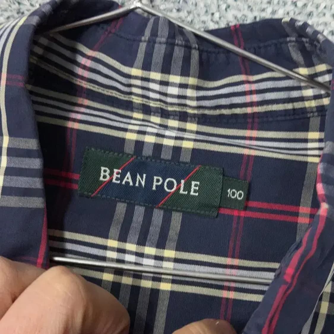 빈폴 캐주얼 포켓 체크 셔츠 100 상품이미지4