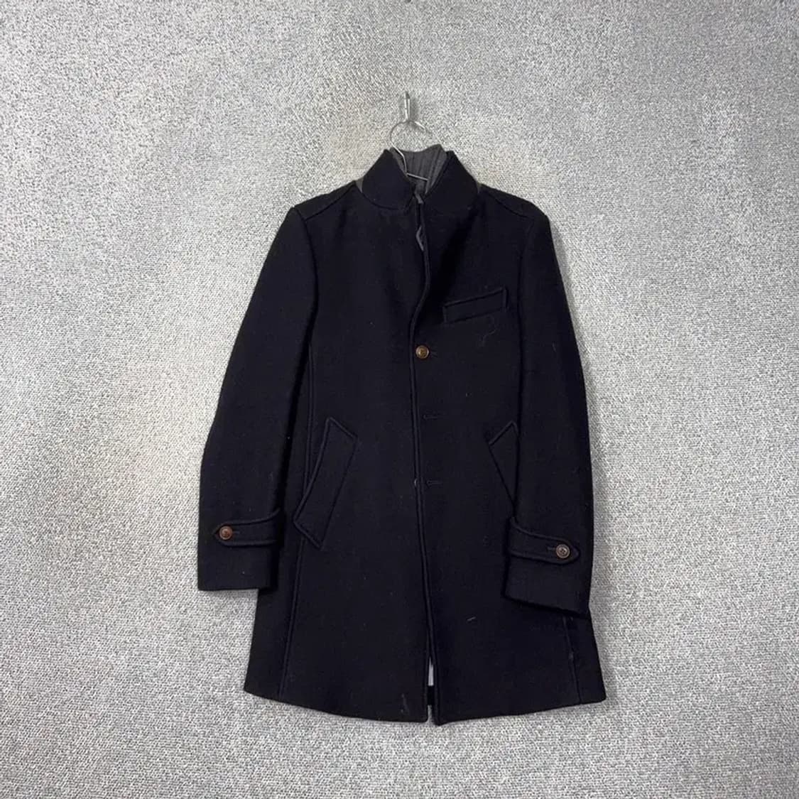 커스텀멜로우 네이비 캐주얼 울 코트 95 상품이미지1