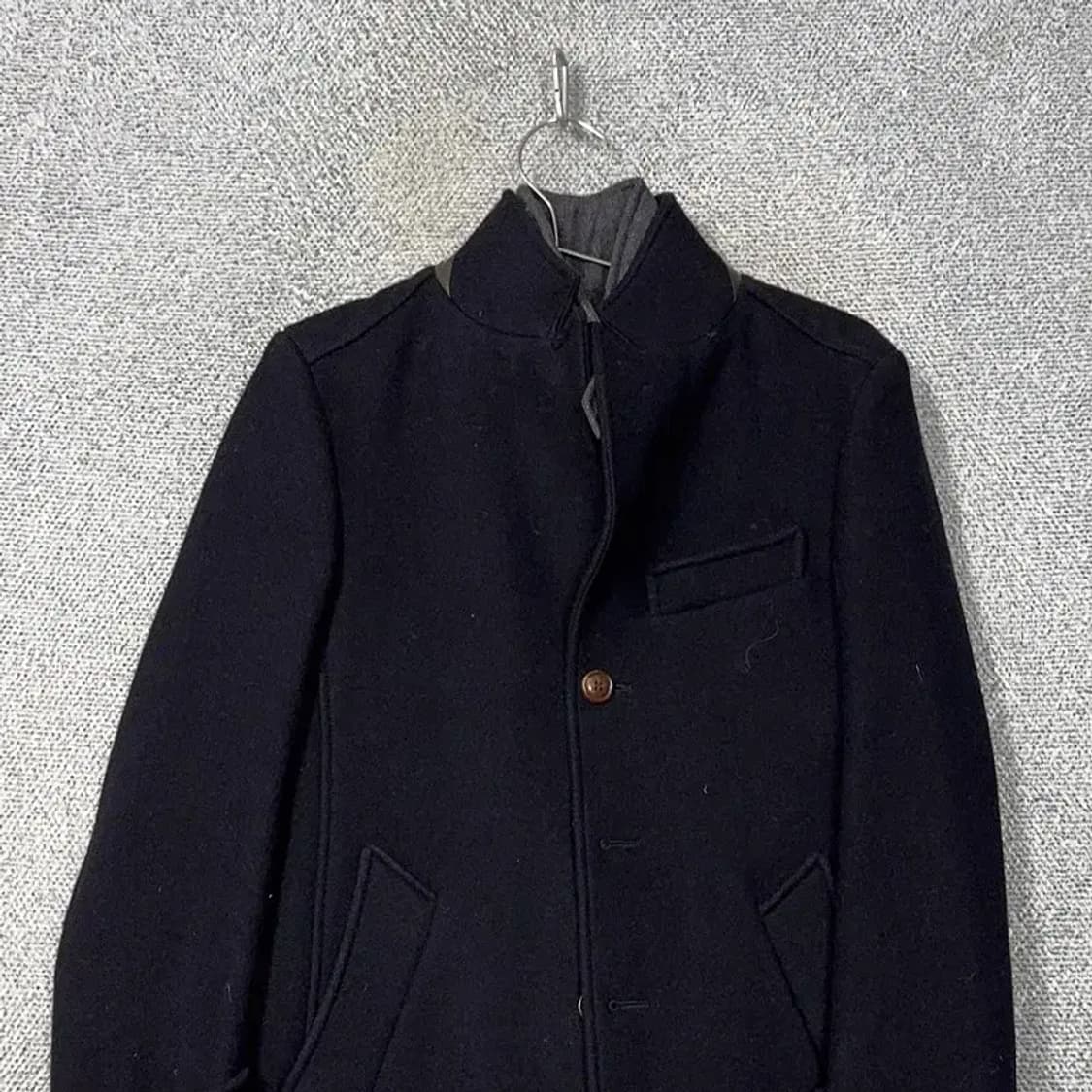 커스텀멜로우 네이비 캐주얼 울 코트 95 상품이미지3