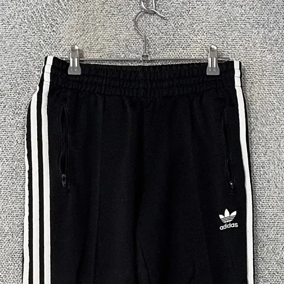 아디다스 불꽃로고 삼선 블랙 팬츠 S 상품이미지3