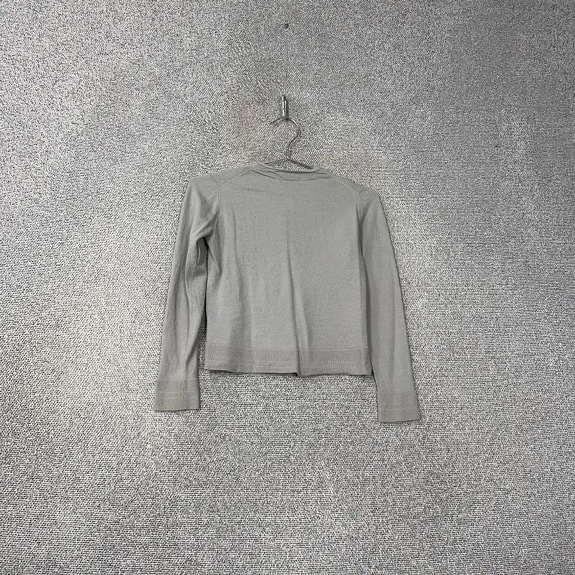 쁘렝땅 라이트 그레이 캐주얼 니트 가디건 95 상품이미지2