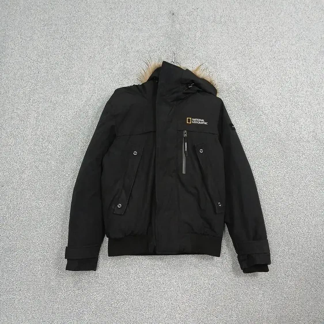 내셔널지오그래픽 블랙 타루가 덕다운 퍼 숏 패딩 95 상품이미지1