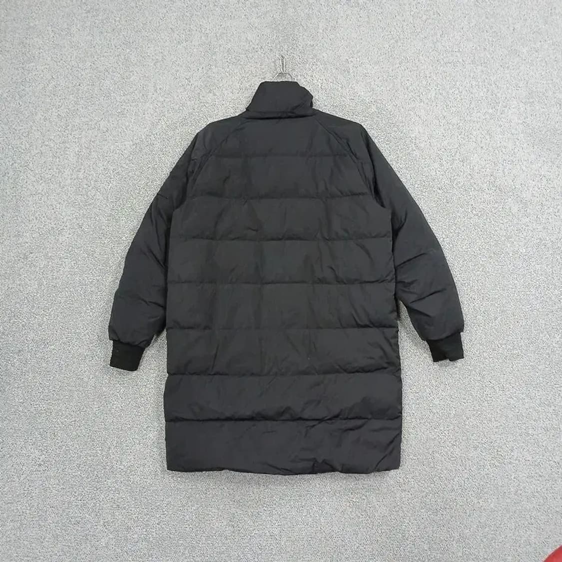 아디다스 불꽃 로고 블랙 덕다운 롱패딩 M 상품이미지2
