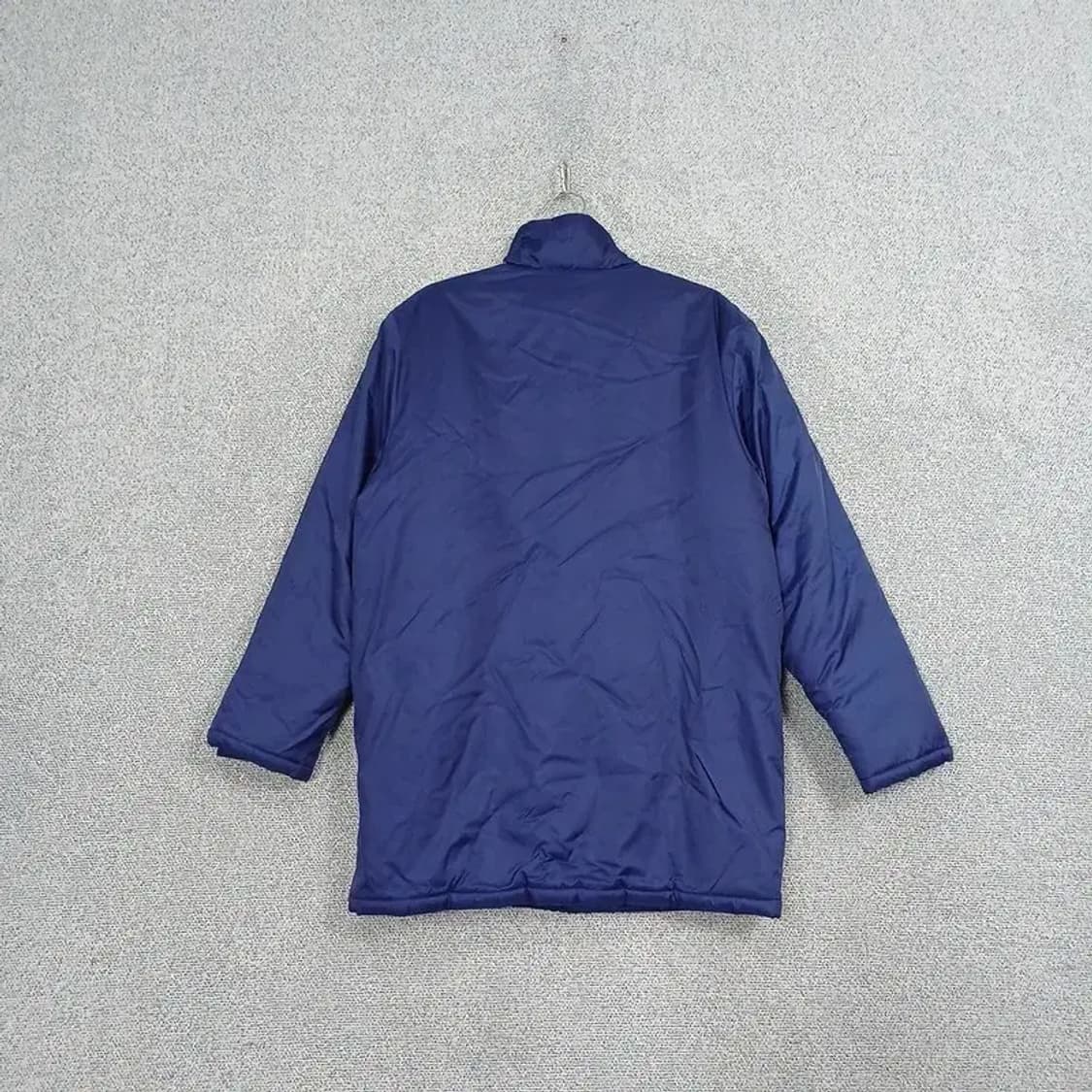 아디다스 네이비 로고 삼선 벤치 롱 패딩 95 상품이미지2