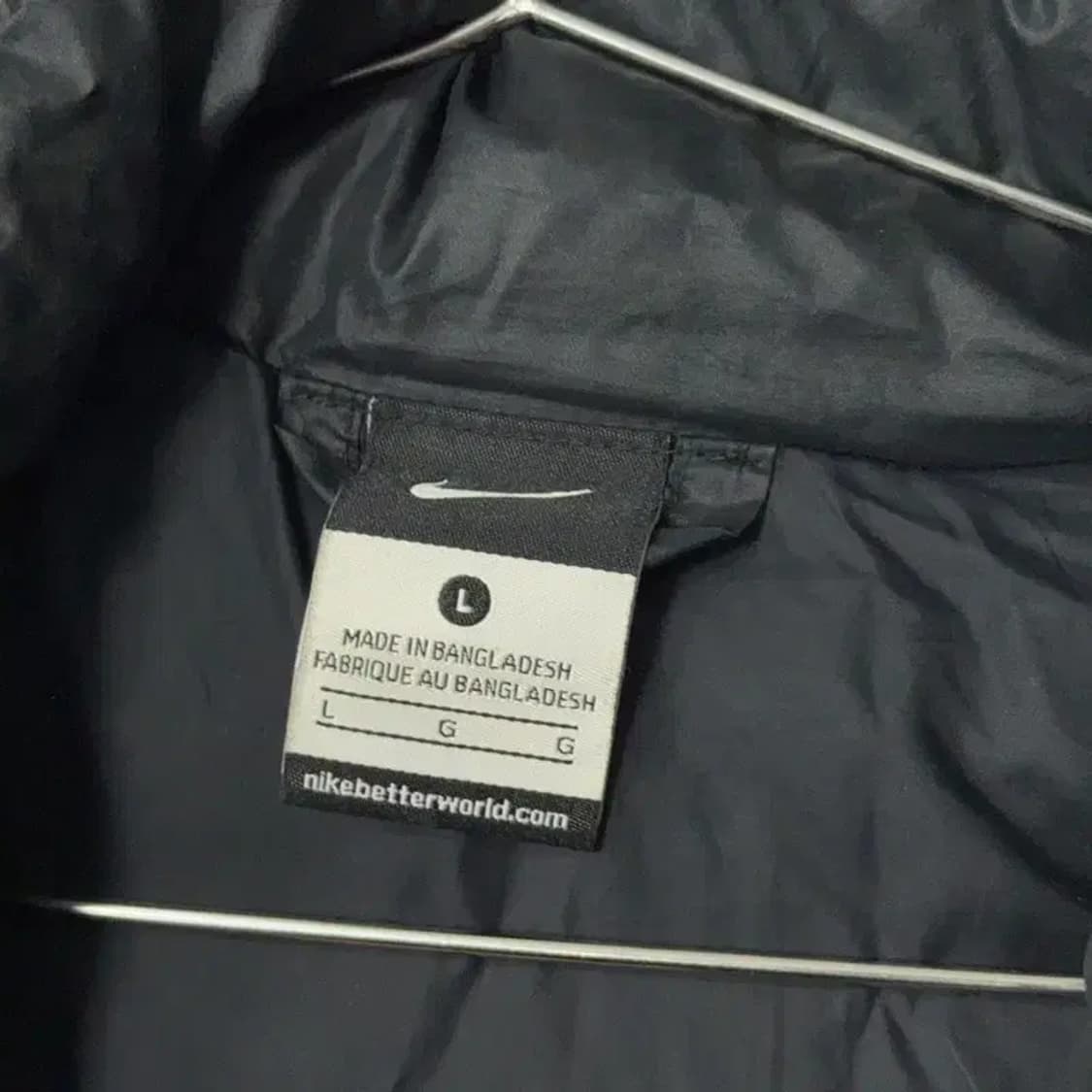 나이키 여성 블랙 패딩 조끼 L 상품이미지5