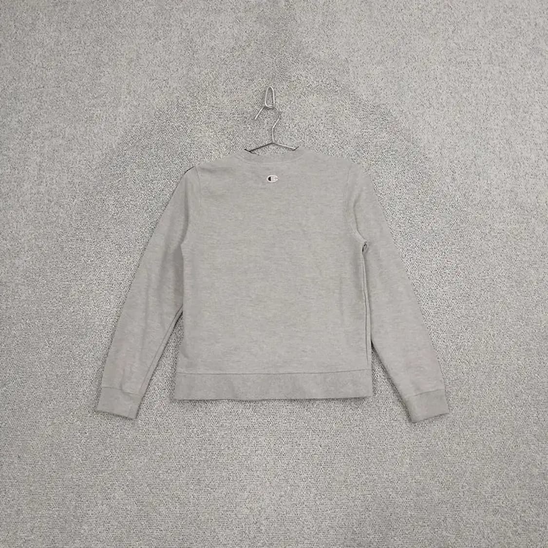 챔피온 프린팅 여성 라이트 그레이 맨투맨 90 상품이미지2