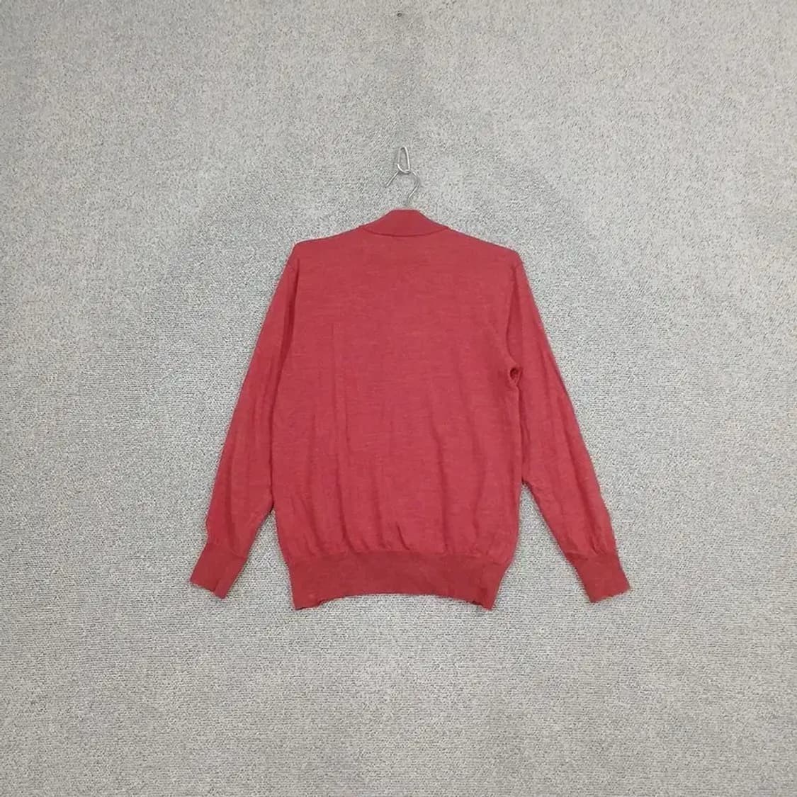 로가디스 캐주얼 로고 울 니트 집업 100 상품이미지2