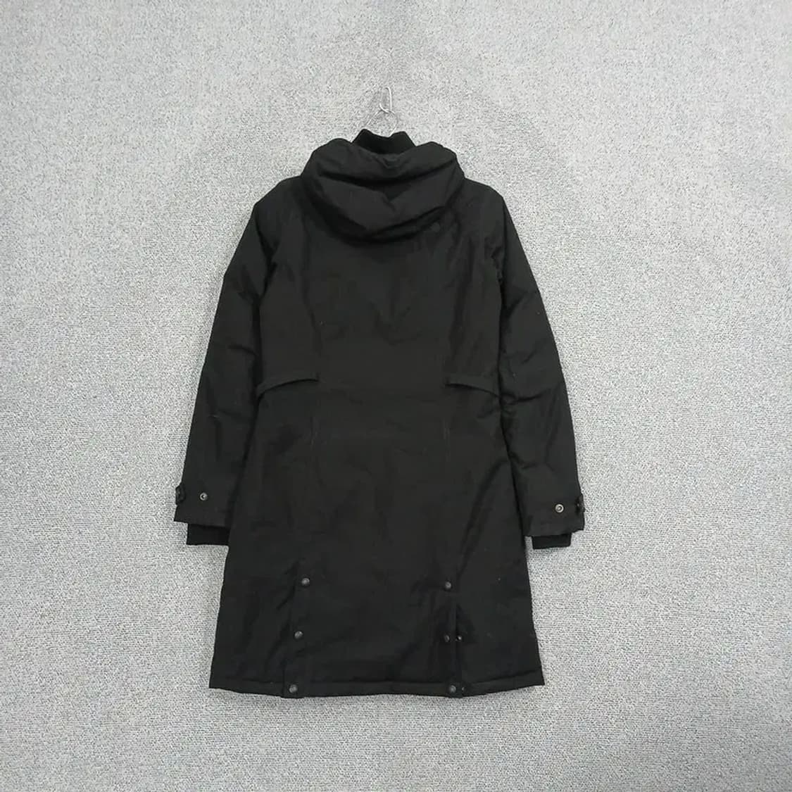 노스페이스 여성 버튼 블랙 패딩 코트 S 상품이미지2