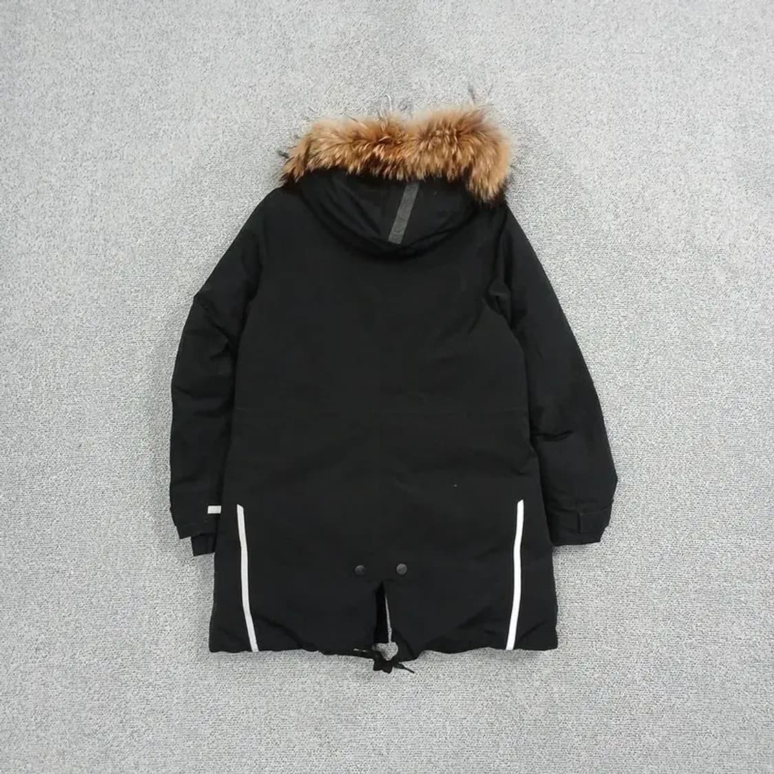 뉴발란스 블랙 로고 구스다운 거위털 패딩 점퍼 M 상품이미지2