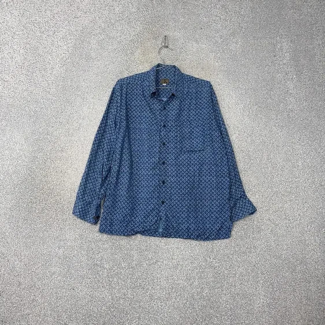 캘빈클라인 네이비 빈티지 패턴 셔츠 95 상품이미지1