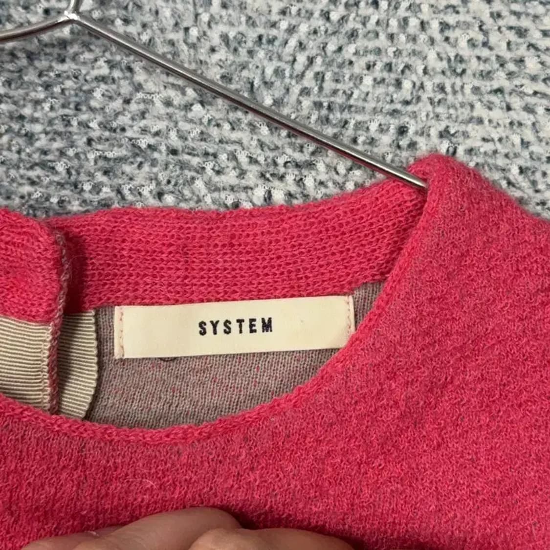 시스템 한섬 여성 코랄 울 알파카 니트 90 상품이미지5