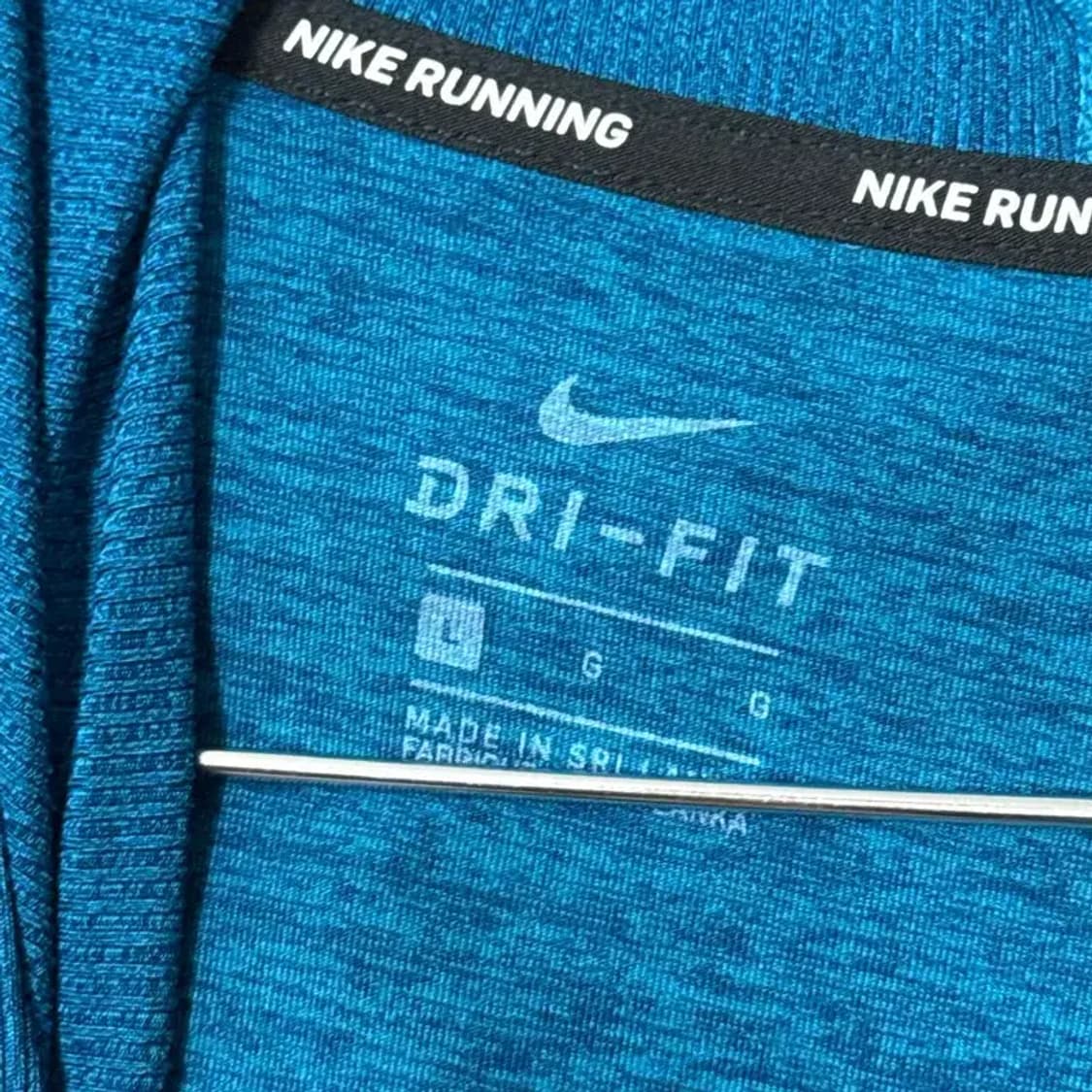 나이키 드라이핏 기능성 블루 후드티 LG 상품이미지6