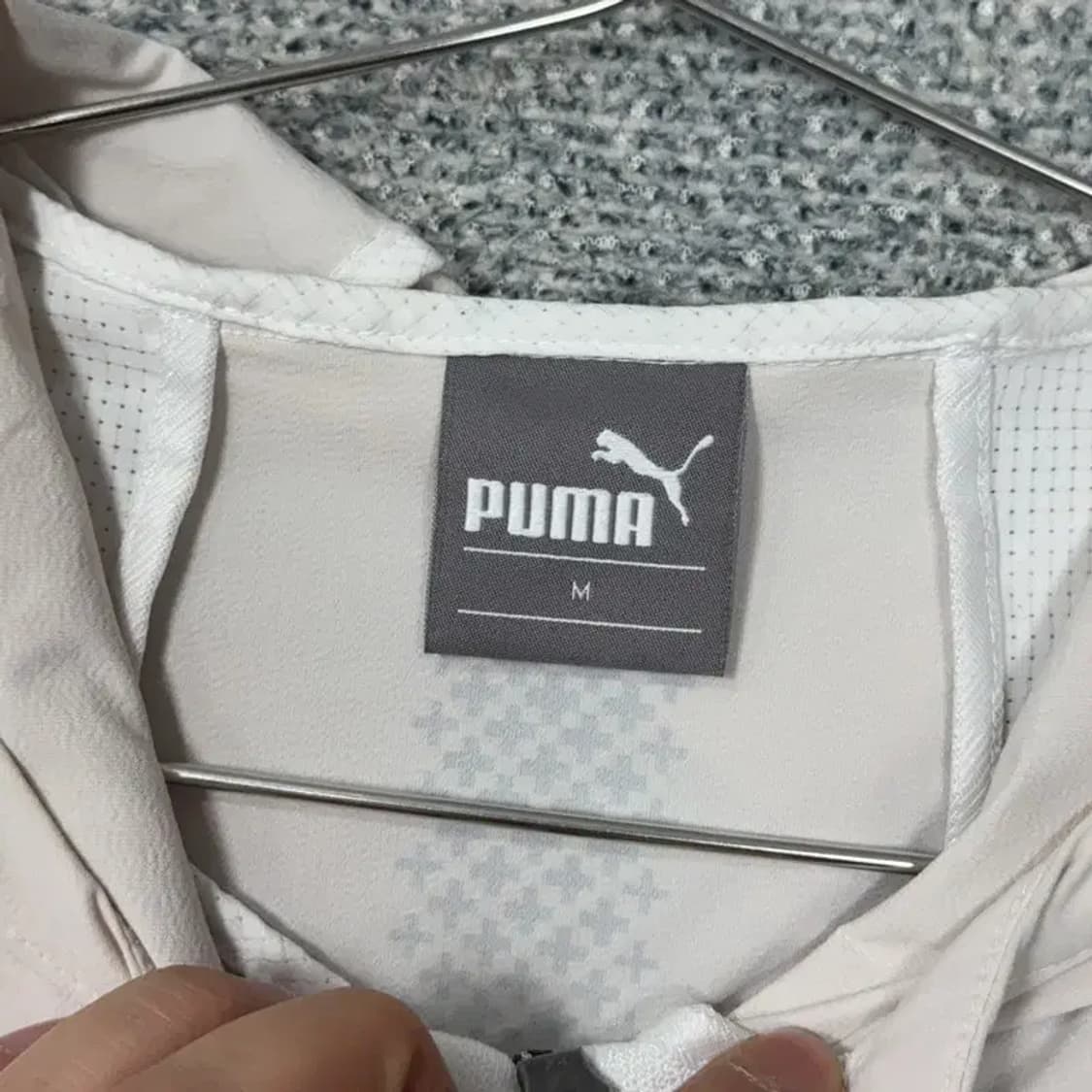 푸마 크림 로고 남성 기능성 바람막이 M 상품이미지3