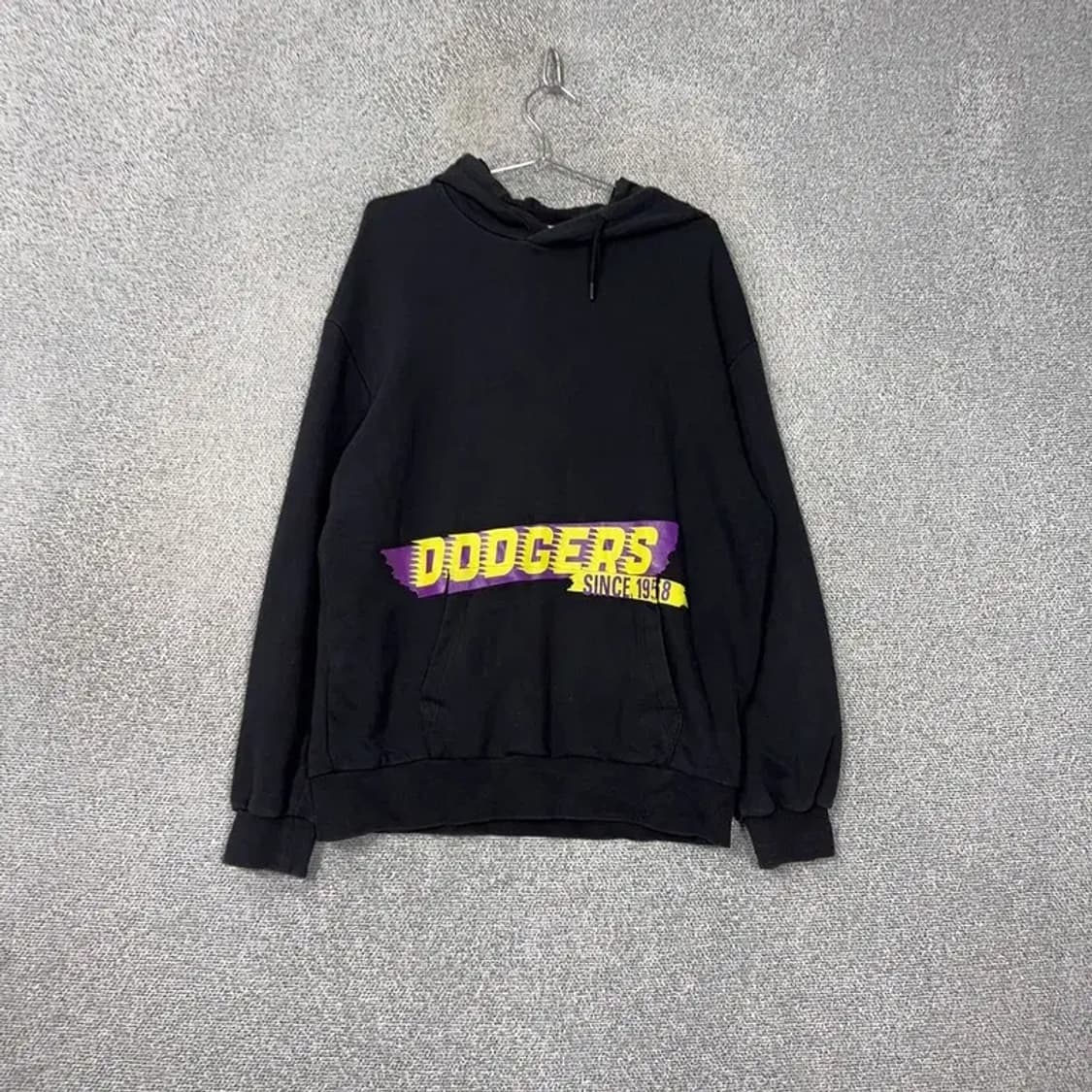 MLB LA다저스 프린팅 블랙 후드티 100 상품이미지1