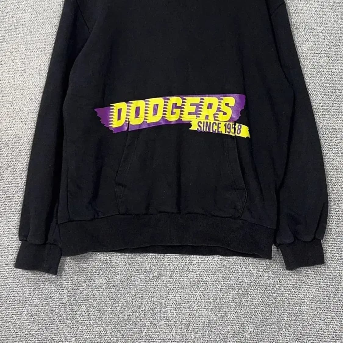 MLB LA다저스 프린팅 블랙 후드티 100 상품이미지4