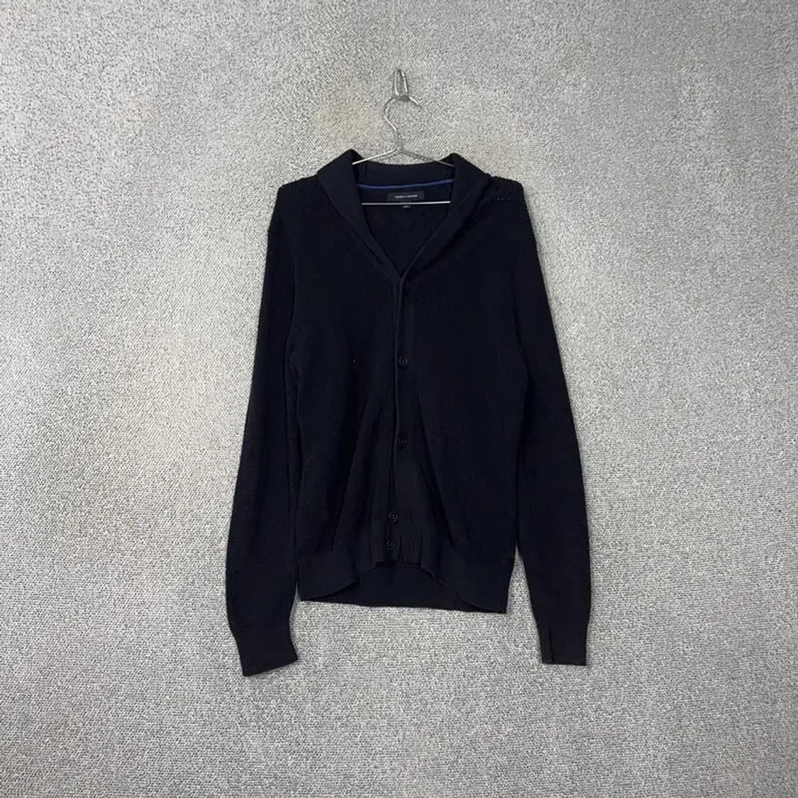 타미힐피거 네이비 숄카라 니트 가디건 M 상품이미지1