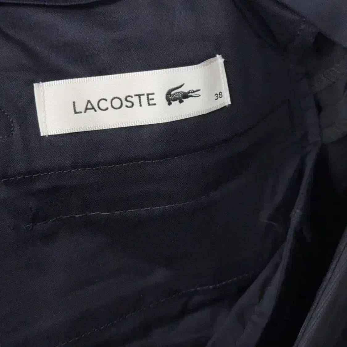 라코스테 네이비 캐주얼 슬랙스 28-29 상품이미지5