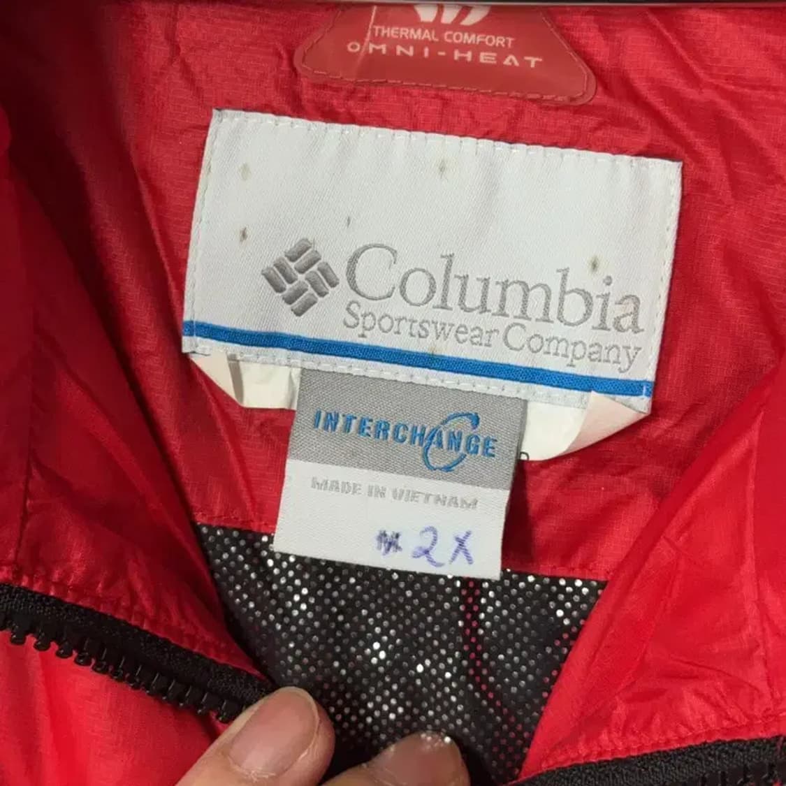 콜롬비아 옴니히트 레드 경량 패딩 M 상품이미지5