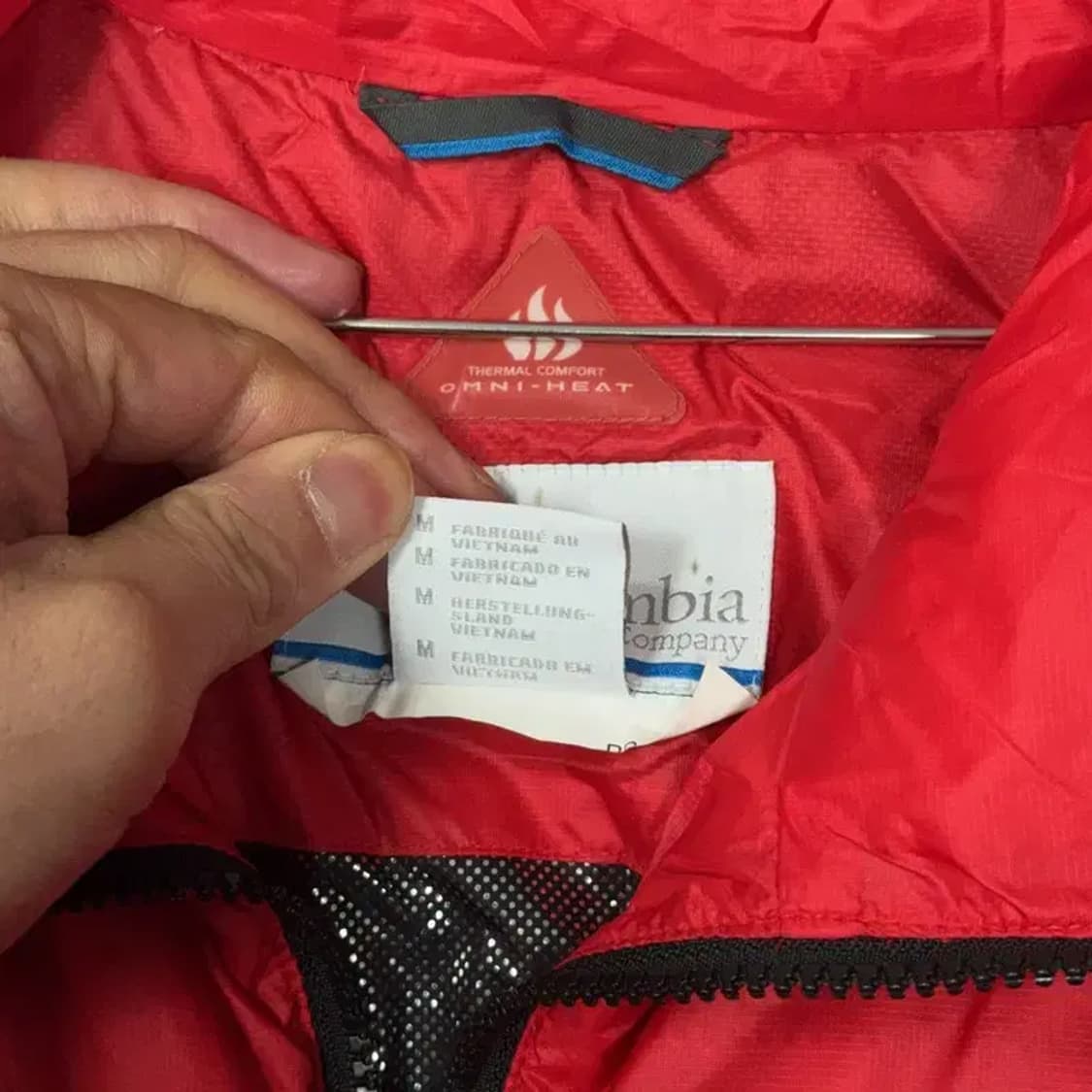 콜롬비아 옴니히트 레드 경량 패딩 M 상품이미지6