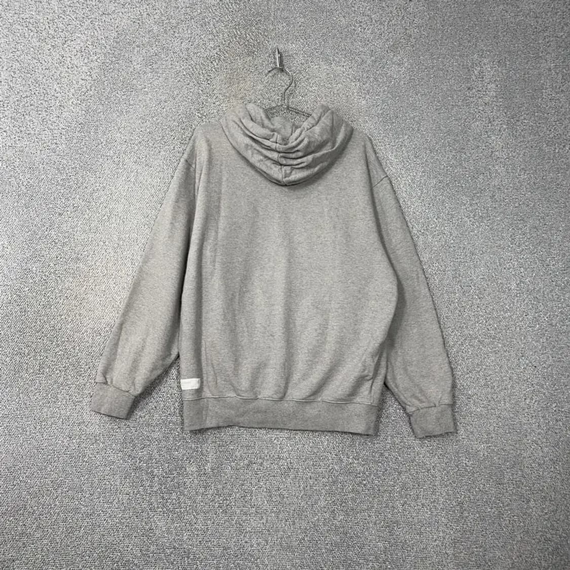 마하그리드 프린팅 로고 그레이 스웻 후드티 L 상품이미지2