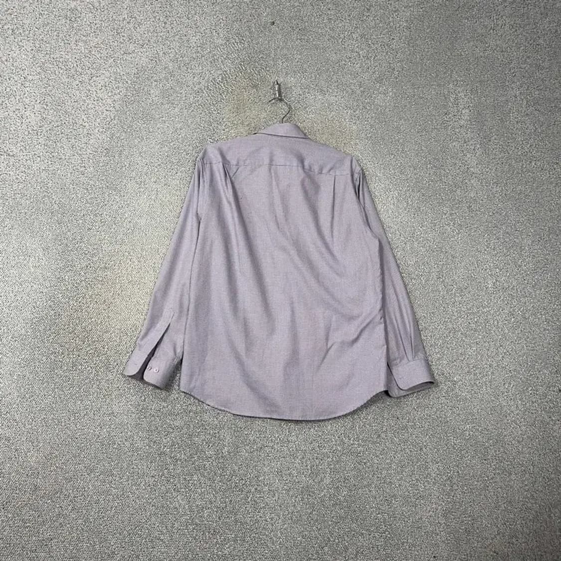 닥스 로고 체크 라이트 퍼플 셔츠 100 상품이미지2