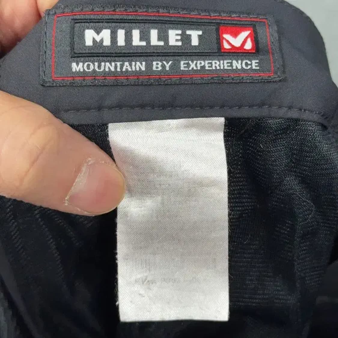 밀레 등산 로고 블랙 팬츠 31 상품이미지5