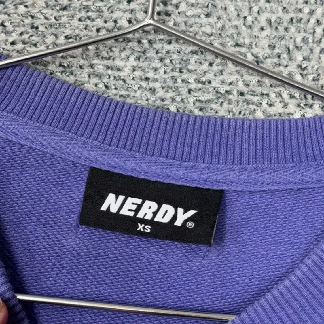 널디 프린팅 로고 맨투맨 XS 상품이미지3